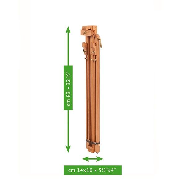 Сгъваем дървен триножник