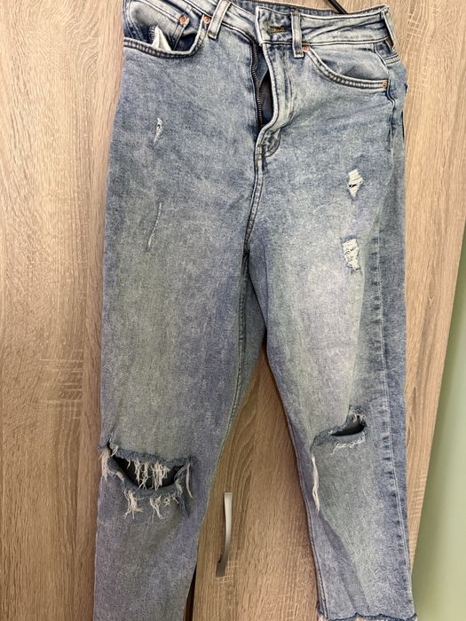 Дамски дънки Mom fit H&M