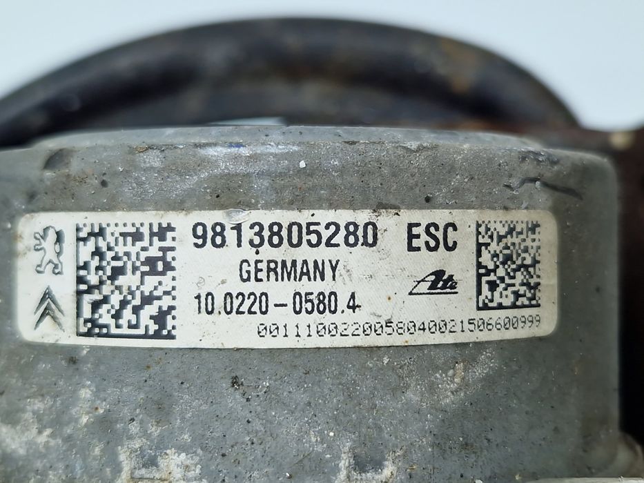 Pompa ABS PEUGEOT 2008 [Fabr 2013-prezent] 9813805280 1.4 HDI DV4C 50K