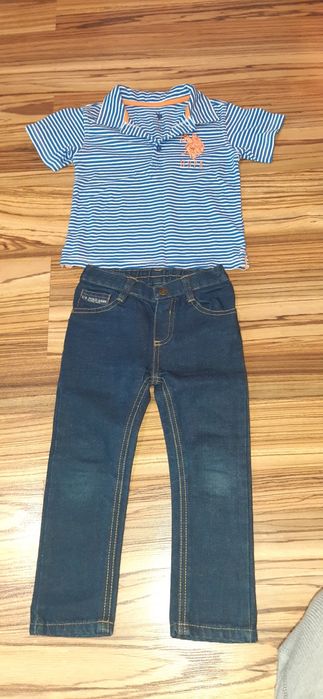 Blugi tricou set copii us polo assn