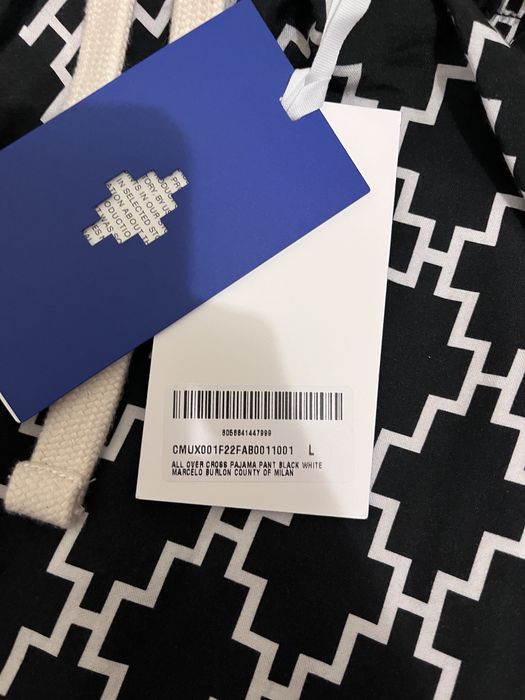 Pantaloni Marcelo Burlon cu snur lung L