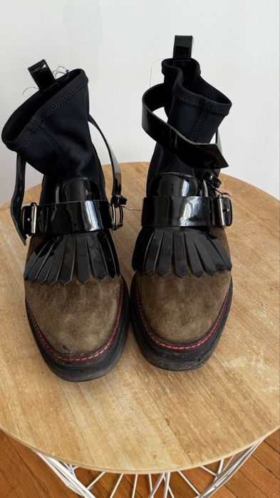 ghete musette 35.5-36 subțire kaki