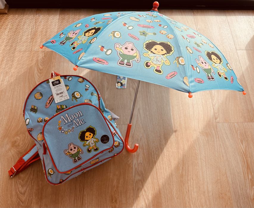 Set Rucsac/Umbrela Moon & Me Pentru Copii