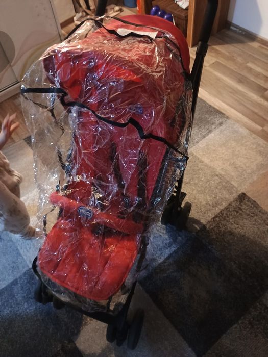 Căruț pentru copii Chicco - sport plus husa de ploaie