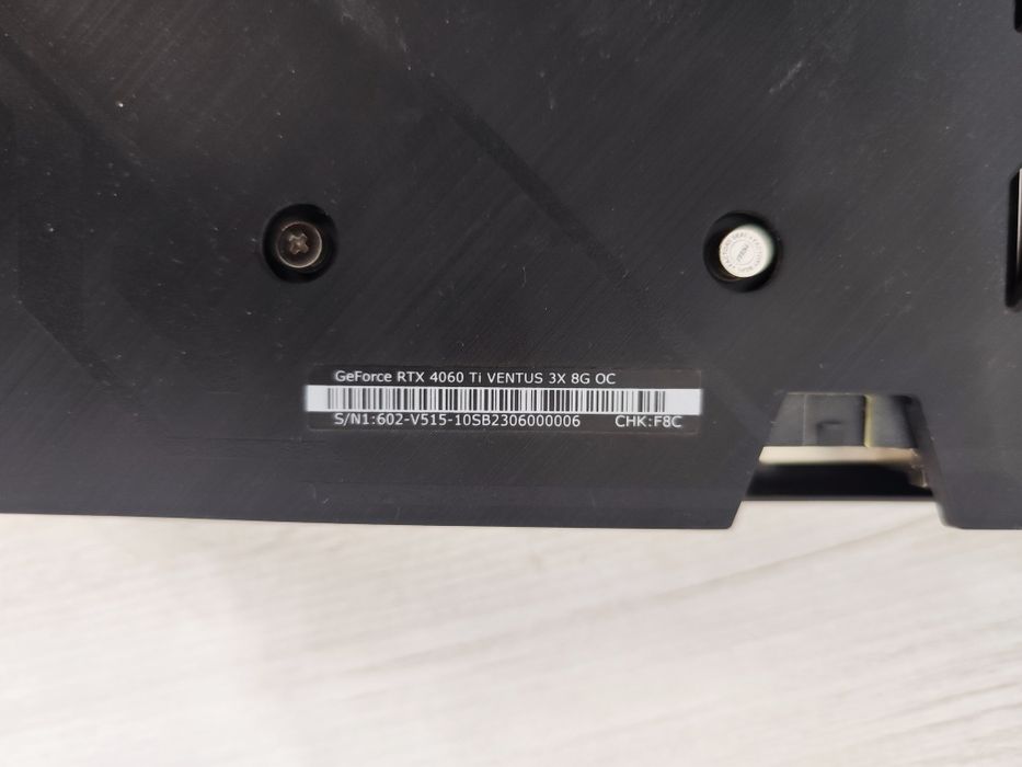 Видеокарта RTX 4060 TI 8 gb MSI