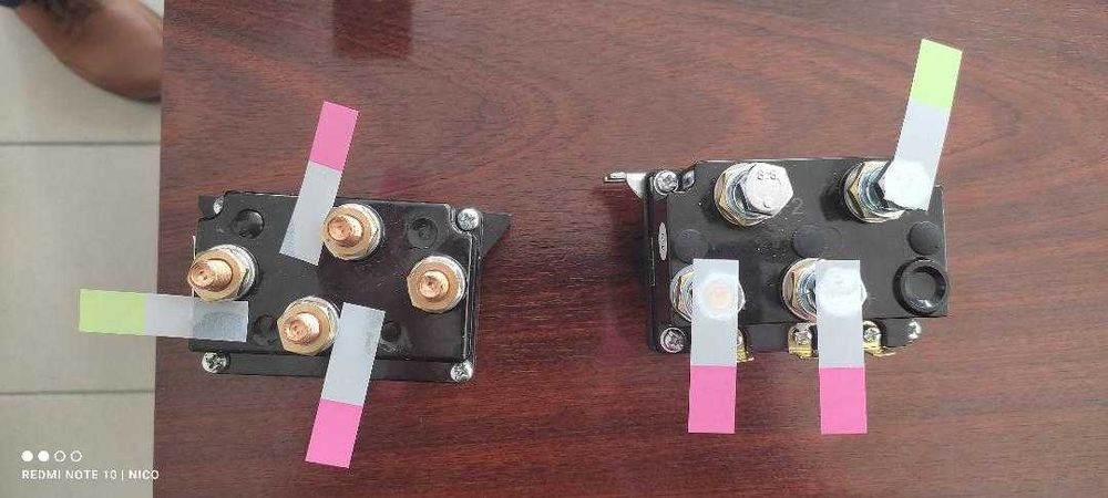 Solenoid,releu, bobina dublu sens troliu model nou la 12 V