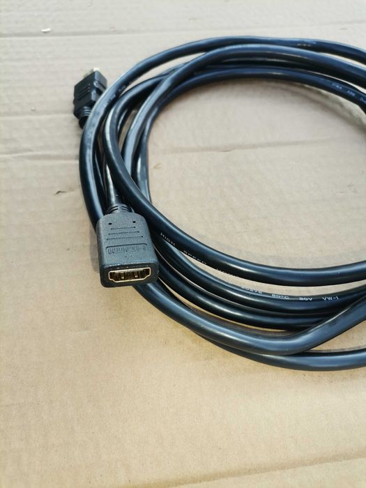 Удължителен кабел HDMI мъжко - HDMI женско с Ethernet , 3 метра
