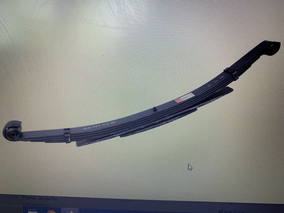 Foi Arc de 6cm latime de greutate pentru Iveco Daily