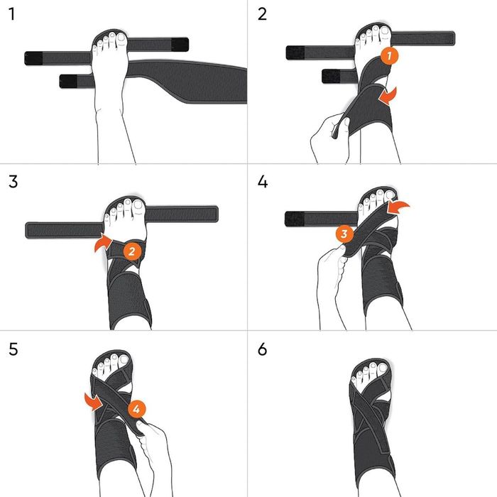 Бандаж фиксатор для ног при свисающей стопе foot drop
