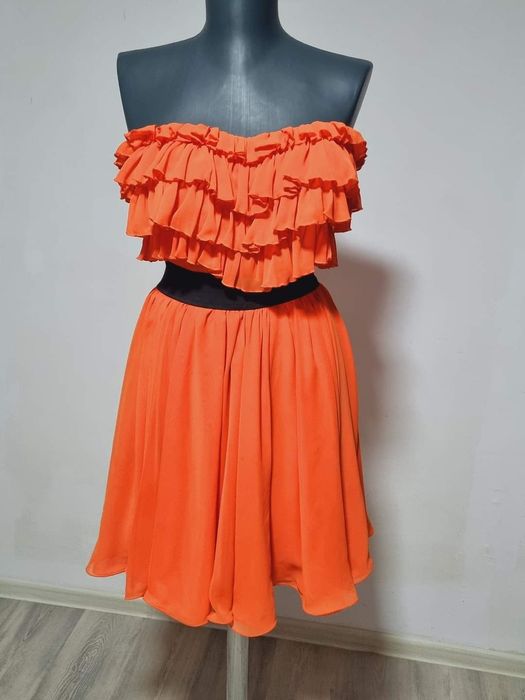 Rochie scurta volanase