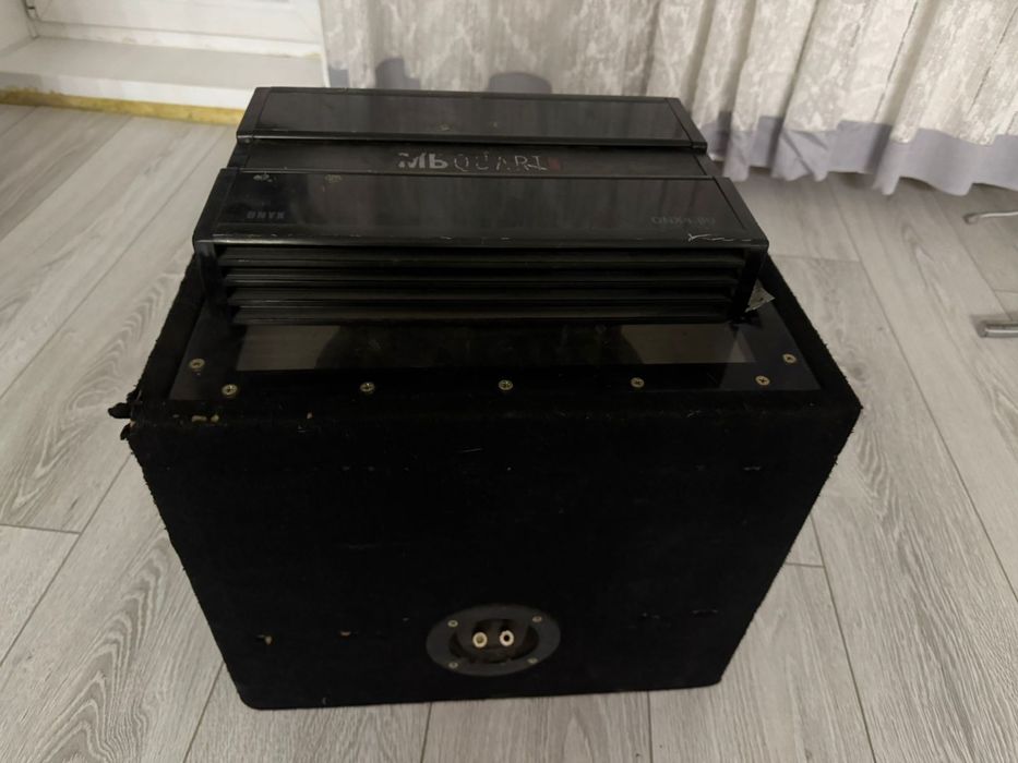 Продам сабвуфер + усилок