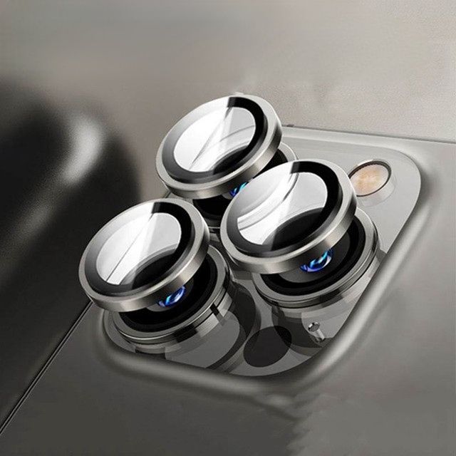 Стъклен Протектор за Камера за Apple iPhone 16 / 15 / 14 Pro / Рингове