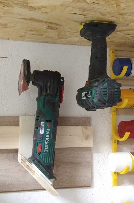 3D принтиран държач за Parkside / Парксайд инструменти и батерии