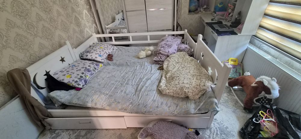 Детский мебель шкаф, парта, 2х этажный кровать
