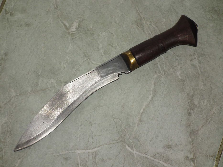 Cutit maceta vechi Kukri cutit Gurkha nr.4 ín stare buná