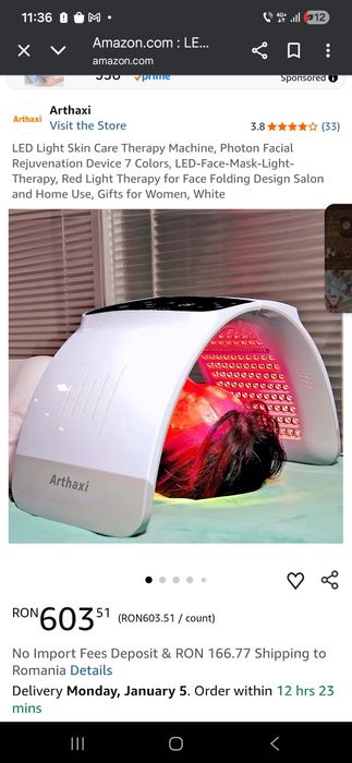 Vand aparat led pt rejuvenare