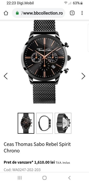 Thomas Sabo in stare noua