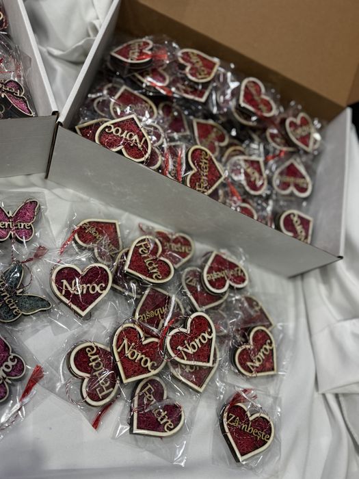 Martisoare cu licheni, lot 20 buc