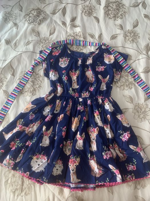 Платье животное 6 лет