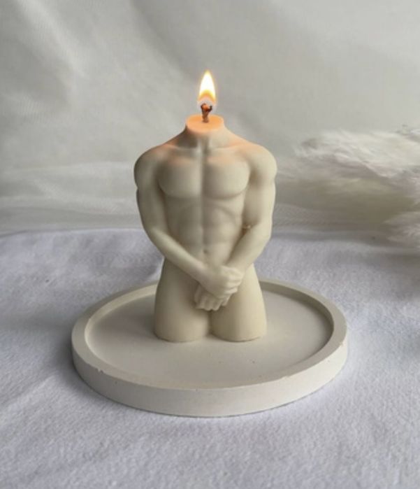 Свеча мужской торс / женское тело