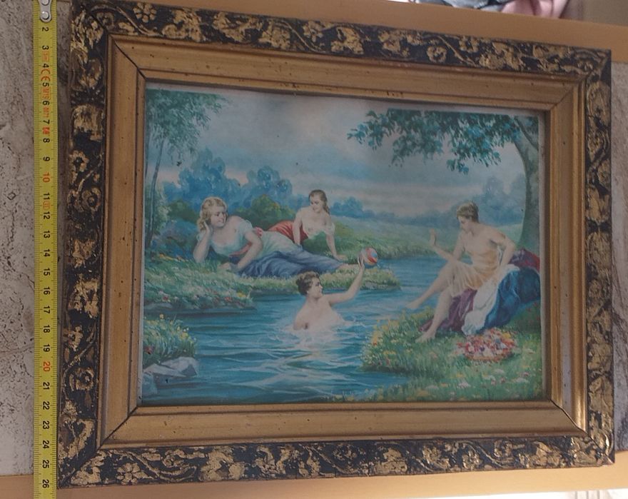 Tablou vechi de peste 40 de ani