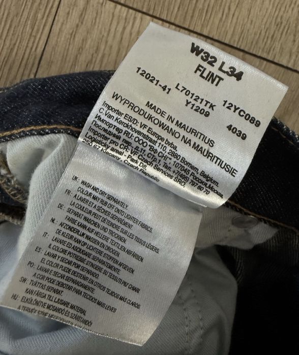 Blugi LEE Jeans Flint Albastru Barbati | Marime 32 x 34 (Talie 86 cm)