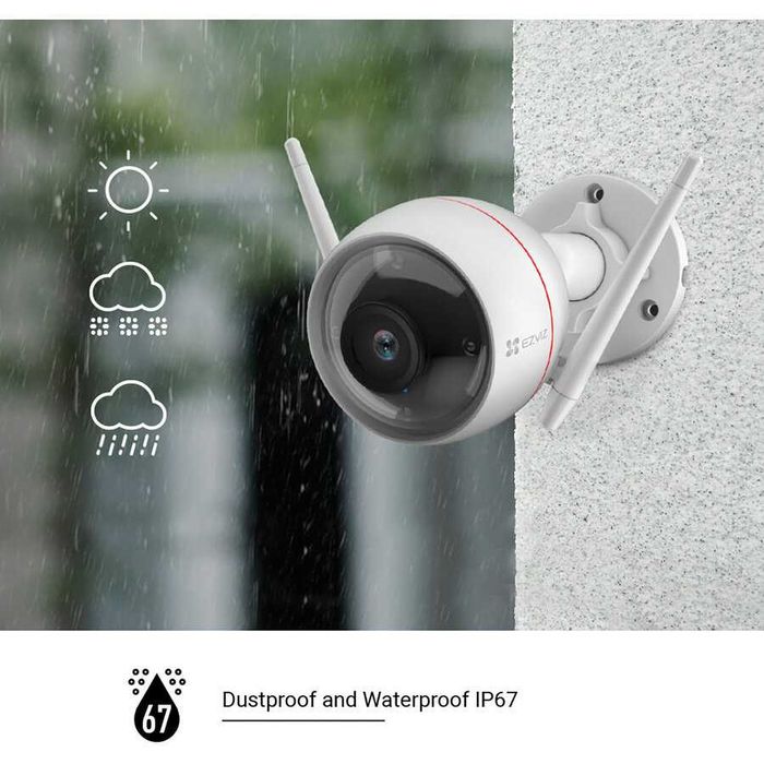 Camera supraveghere WIFI, Ezviz C3W cu alarma, REDUS de la 465RON