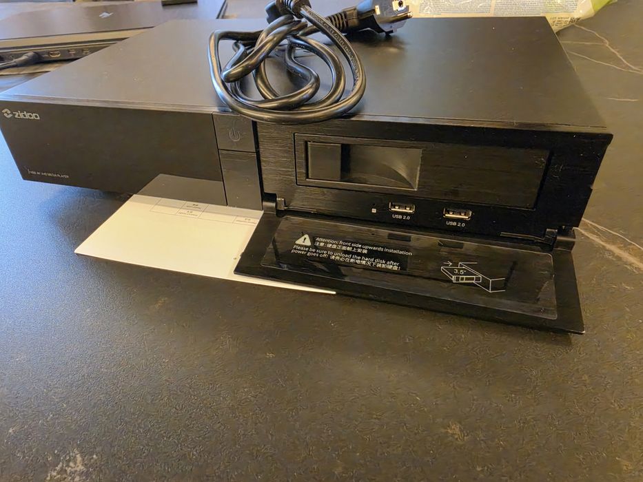 Zidoo Z1000 4K HDR Media Player / SATA HDD / Premium