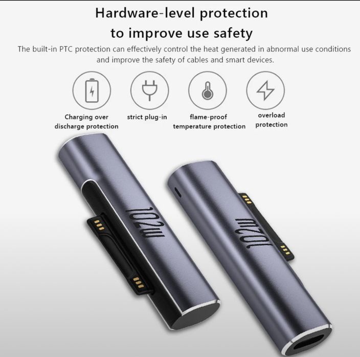 Адаптер для зарядки планшетов Surface до 102 ват