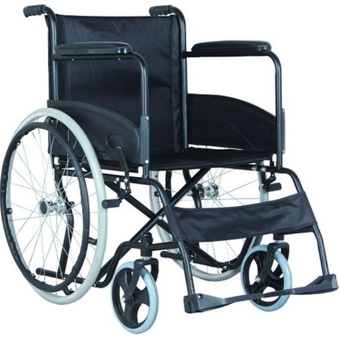 Scaun cu rotile din otel negru KY875-A-46, 1 bucata, Biogenetix [5940000008758]