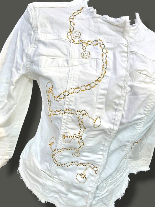 Дамско яке LIU JO – бяло, стилно, с камъни, оригинал