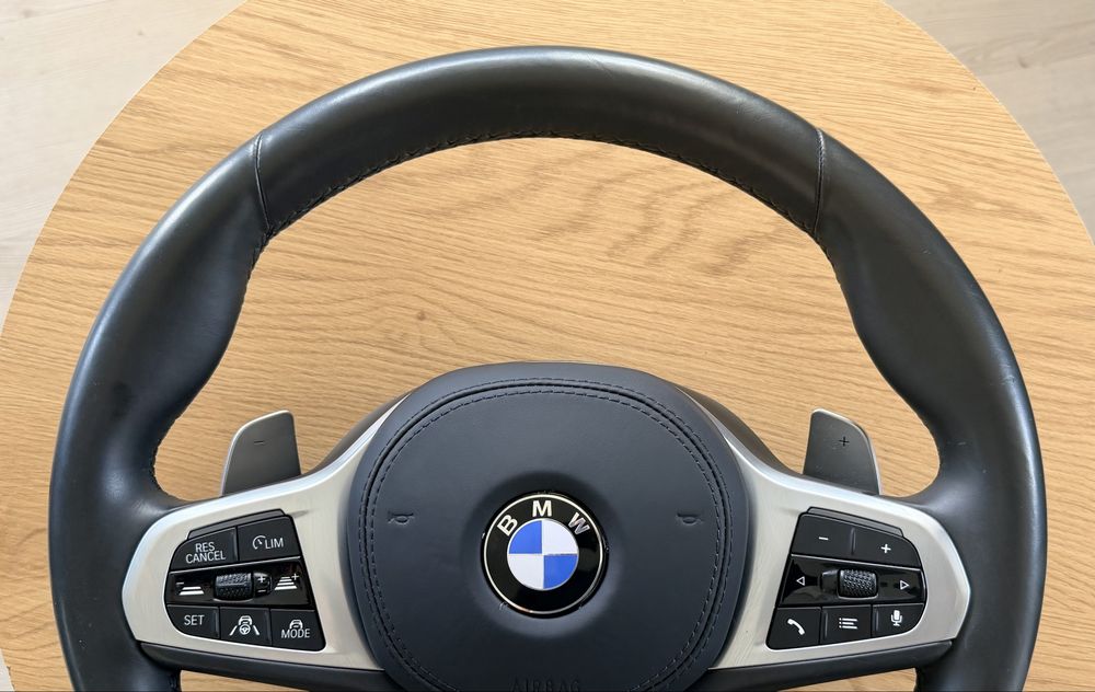 BMW G15 M Sport волан с пера, мултифункция и ACC – G05 G06 G07 G11 G12 G14 G15 G16 G30