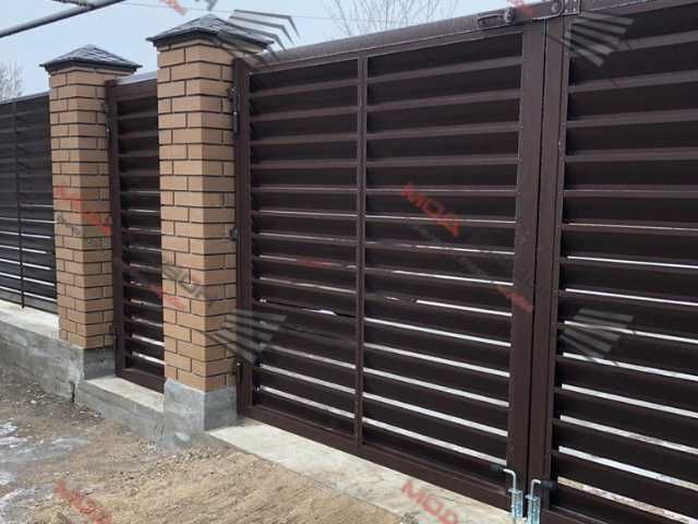 Забор жалюзи еврозабор