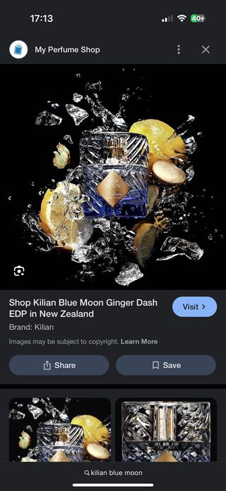 Kilian BLUE MOON Ginger Dash 2023