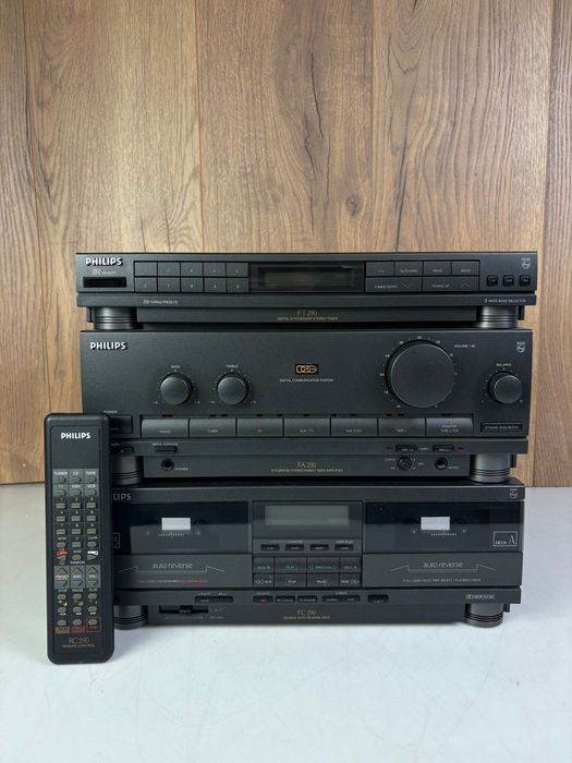 Philips - FA 290 Amplificator - FC 290 Casetofon - FT 290 Tuner Set stereo Hi-Fi