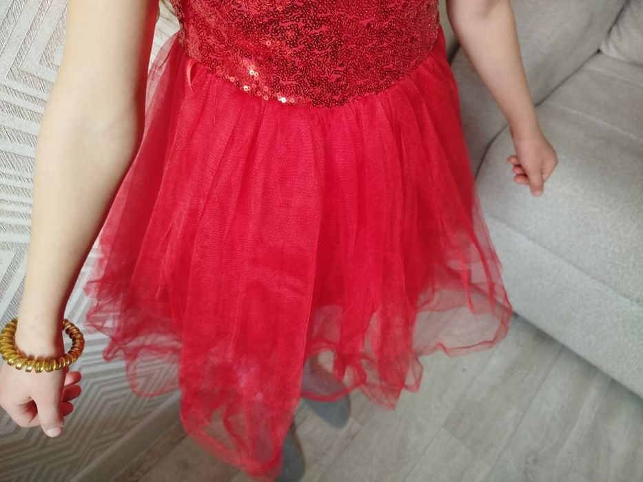 Платье для девочки нарядное новогодний костюм