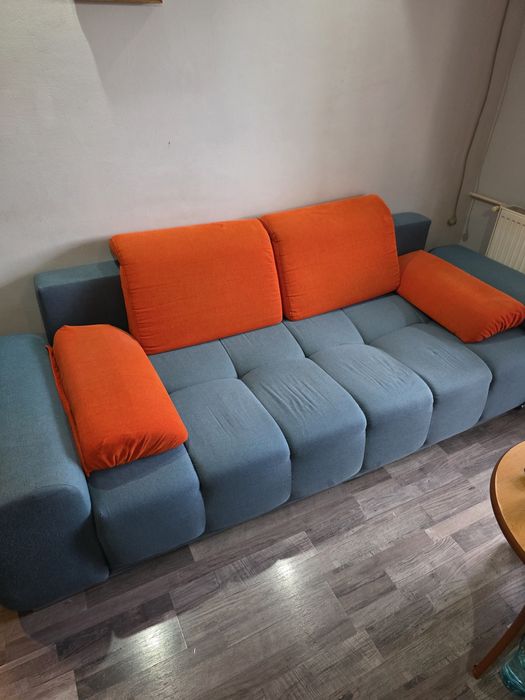 Mobila de sufragerie + Canapea extensibila turcoaz