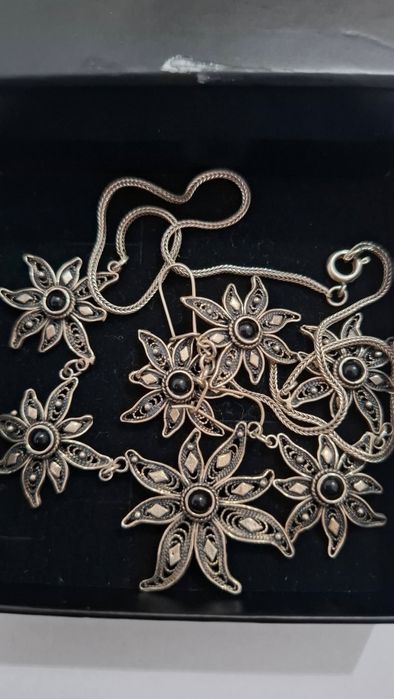 Set argint 925 lucrat manual filigran