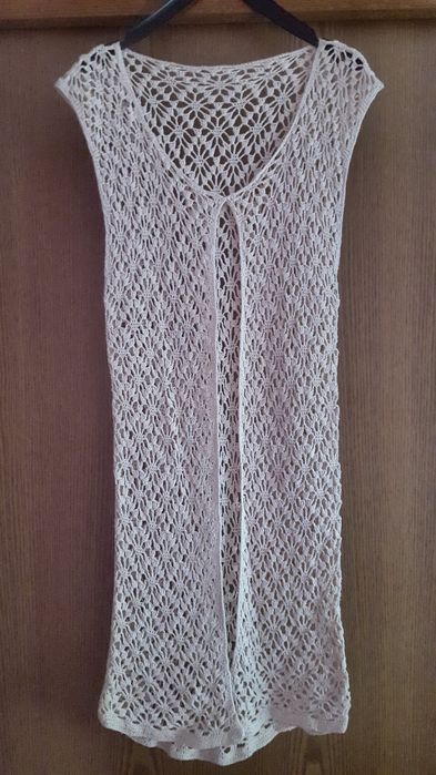 rochie de plaja crosetata