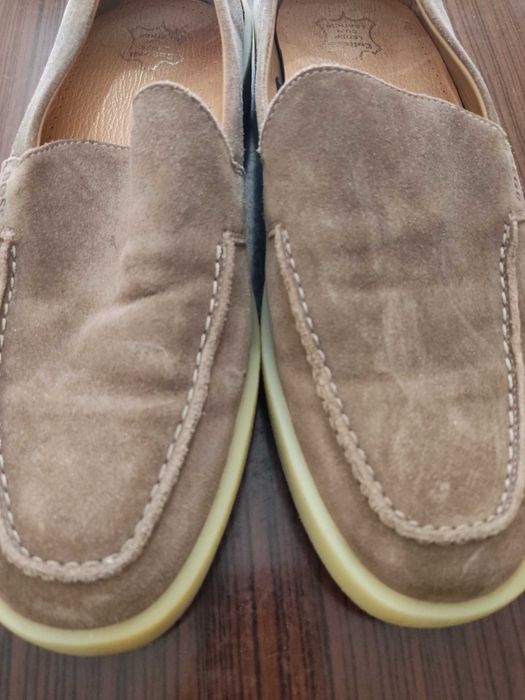 BOSS мъжки мокасини естествен велур, номер 41