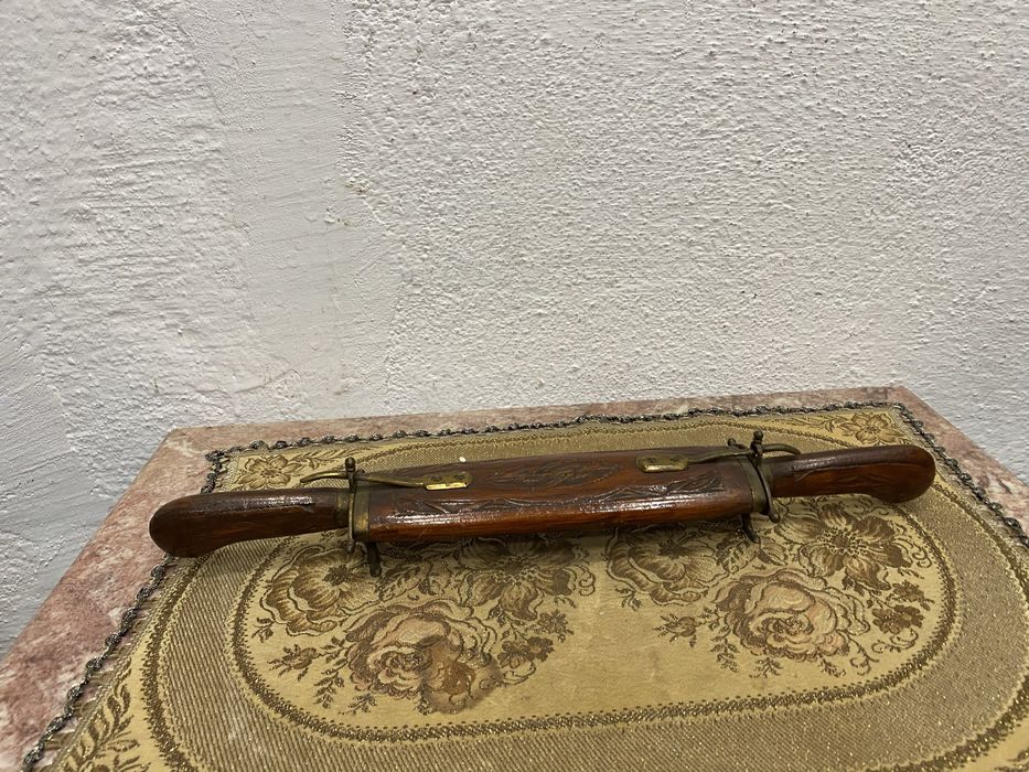 Нож и вилица за барбекю с кания от тик