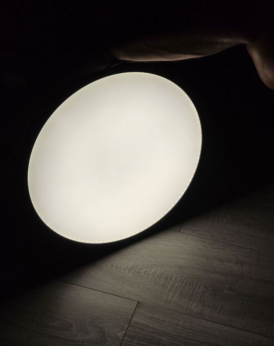 Lampă de tavan LED 38W, culoare reglabilă, 3420LM, Ø40cm, negru