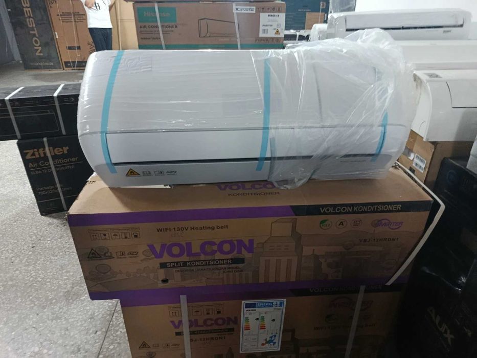 Кондиционер 12 VOLCON Inverter Гарантия есть + Бесплатная Доставка!