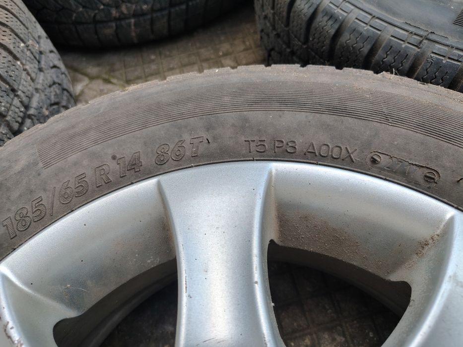 Джанти DBV KBA47591 5.5J 14" ET35 с гуми Riken 185/65 R14 86T