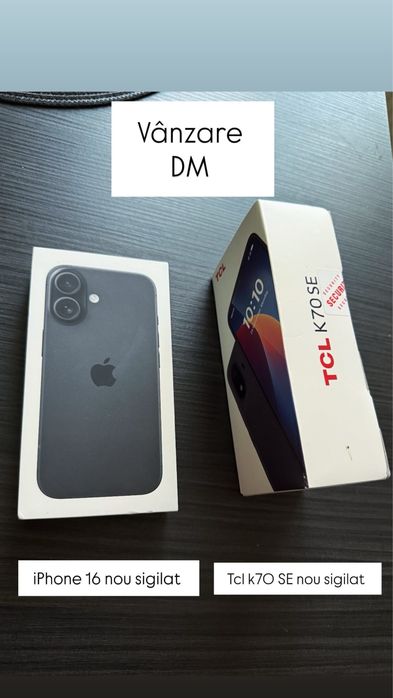 Vand iphone 16 nou sigilat