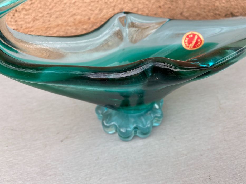 Италианска фигура от Мурано стъкло пепелник