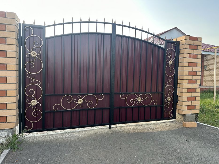 Ворота кованые с установкой