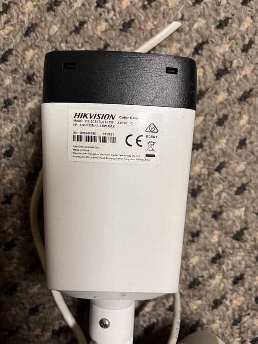 Sistem supraveghere Hikvison,5 camere,alarma paradox,3 senzori.