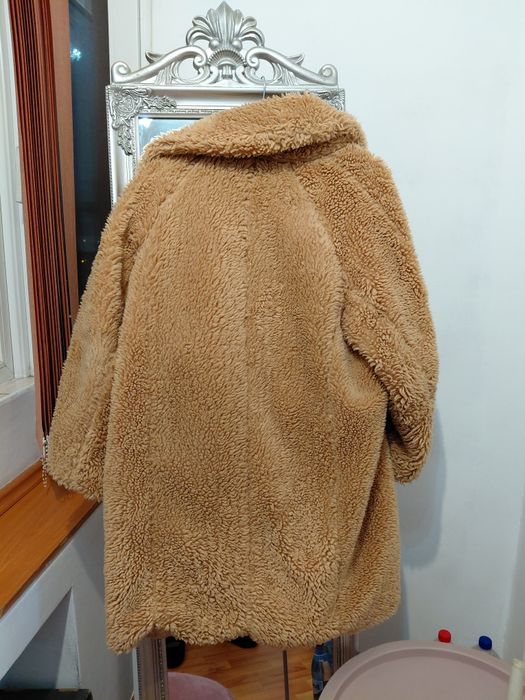 Blanita lunga/palton blana artificiala
