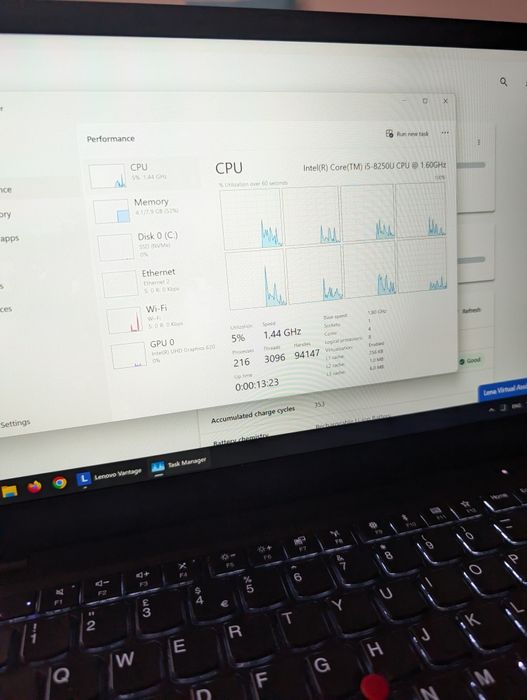 Lenovo Carbon X1  6th gen I5 / 8 ram / 256 nvme
